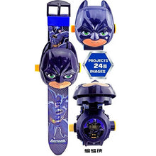 Load image into Gallery viewer, The 3 D Projection Children Watch Cartoon Ultraman Spiderman Ironman Princess Digital Watches Kids Watches Toy