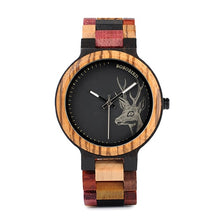 Load image into Gallery viewer, Reloj Mujer BOBO BIRD Wooden Couple Watch Men Women Valentine Birthday Anniversary Custom Wristwatch Special gift dropshipping