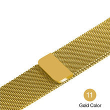 Load image into Gallery viewer, Milanese Loop For Apple Watch band strap 42mm 38mm for iwatch 5/4/3/2/1 44mm 40mm Stainless Steel Link Bracelet wrist watchband