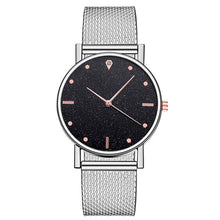 Load image into Gallery viewer, Montre femmes robe en acier inoxydable bande analogique Quartz montre-bracelet mode luxe dames or Rose montre horloge analogique