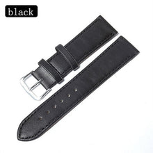 Load image into Gallery viewer, 11 colors women's Watchbands Leather watch strap stainless steel buckle belt buckle, 12.14,16.18,20mm
