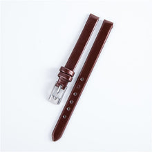 Load image into Gallery viewer, High Quality Genuine Leather Watchbands 8mm for Women's Watches Watch Accessories Thin Watch Strap Wrist Belt with Pin Buckle
