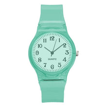 Load image into Gallery viewer, 2019 New Lovers Men Women Watches Fashion Transparent Candy Color Plastic Band Casual Quartz Watches Female Male Wristwatches

