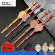 Load image into Gallery viewer, high quality genuine leather watchbands for fossil ES3077 ES2830 ES3262 ES3060 Stylish women's watch straps Small bracelet
