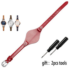 Load image into Gallery viewer, high quality genuine leather watchbands for fossil ES3077 ES2830 ES3262 ES3060 Stylish women's watch straps Small bracelet
