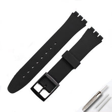 Load image into Gallery viewer, Watch accessories For Swatch silicone strap buckle 17mm19mm rubber strap men's and women's sports strap
