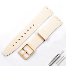 Load image into Gallery viewer, Watch accessories For Swatch silicone strap buckle 17mm19mm rubber strap men's and women's sports strap
