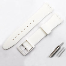 Load image into Gallery viewer, Watch accessories For Swatch silicone strap buckle 17mm19mm rubber strap men's and women's sports strap
