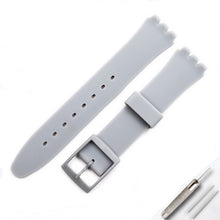 Load image into Gallery viewer, Watch accessories For Swatch silicone strap buckle 17mm19mm rubber strap men's and women's sports strap
