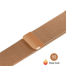 Load image into Gallery viewer, Milanese Loop For Apple Watch band strap 42mm 38mm for iwatch 5/4/3/2/1 44mm 40mm Stainless Steel Link Bracelet wrist watchband
