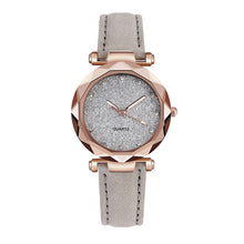 Load image into Gallery viewer, Casual Women Romantic Starry Sky Wrist Watch Leather Rhinestone Designer Ladies Clock Simple Dress Gfit Montre Femme
