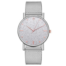 Load image into Gallery viewer, Montre femmes robe en acier inoxydable bande analogique Quartz montre-bracelet mode luxe dames or Rose montre horloge analogique
