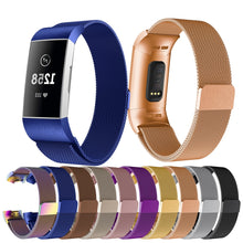 Load image into Gallery viewer, For Fitbit Charge 4 Milanese Strap For Fitbit Charge 4 fashion Watch Women's Bracelet classic Watch strap Wrist band Accessories
