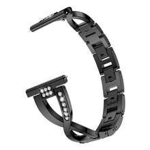 Load image into Gallery viewer, Women's bracelet metal watch band strap For Samsung Galaxy watch Active Watch Wristband Rhinestone Replacement watches straps
