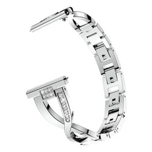 Load image into Gallery viewer, Women's bracelet metal watch band strap For Samsung Galaxy watch Active Watch Wristband Rhinestone Replacement watches straps

