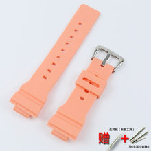 Load image into Gallery viewer, Watch accessories pin buckle For Casio BABY-G BA 110 111 112 120 women's 14mm rubber resin sports fashion waterproof soft strap

